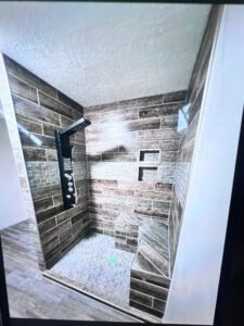 Dixon Illinois shower remodel